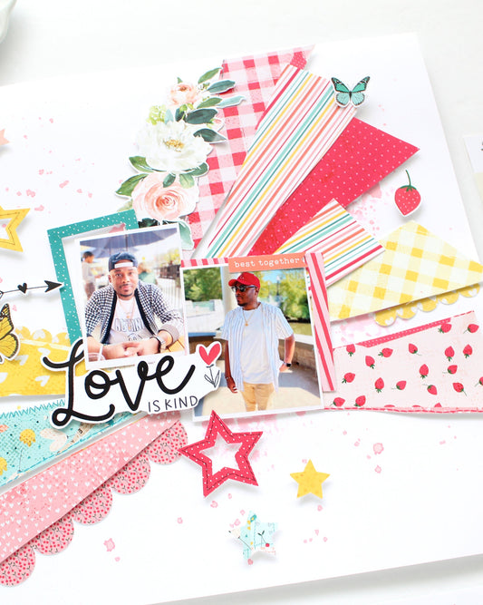 Love is Kind Layout with Pretty Little Studio