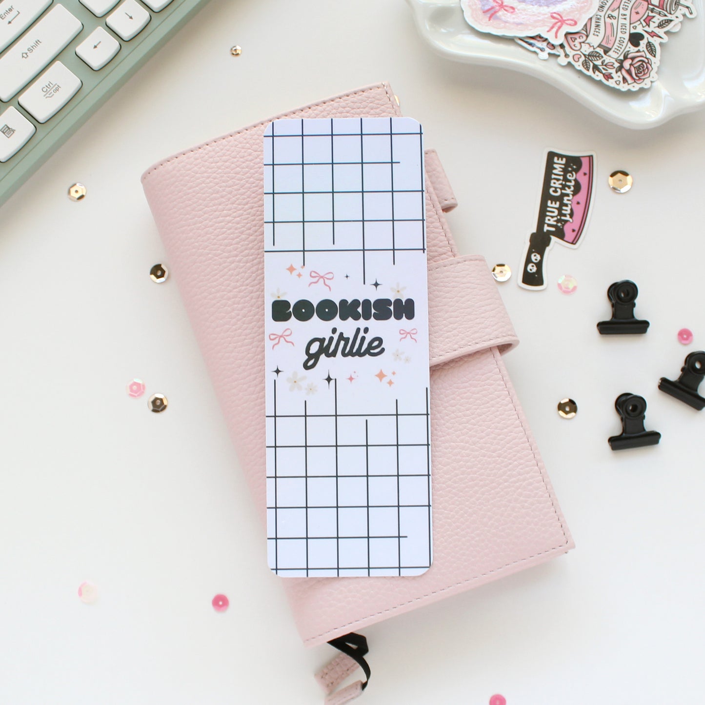 Bookish Girlie Laminated Bookmark