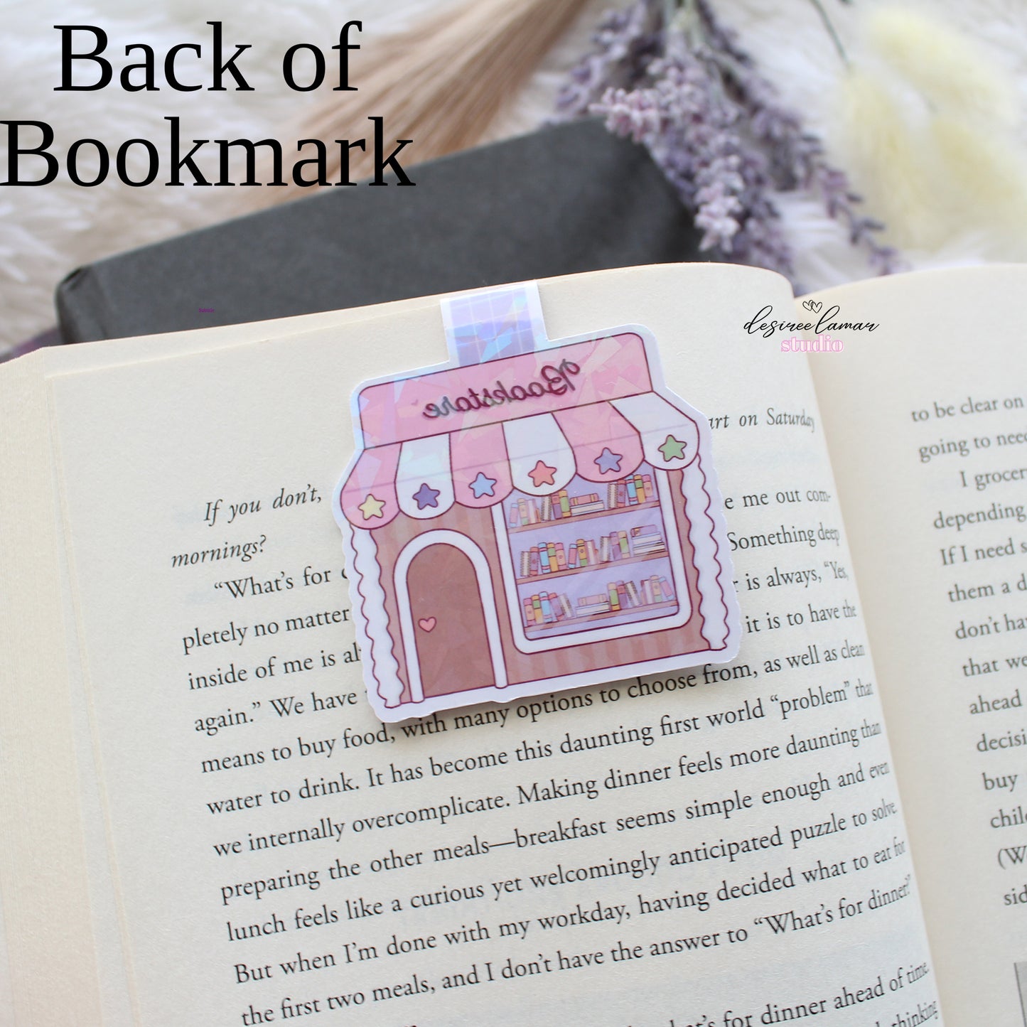Holographic Bookstore Magnetic Bookmark