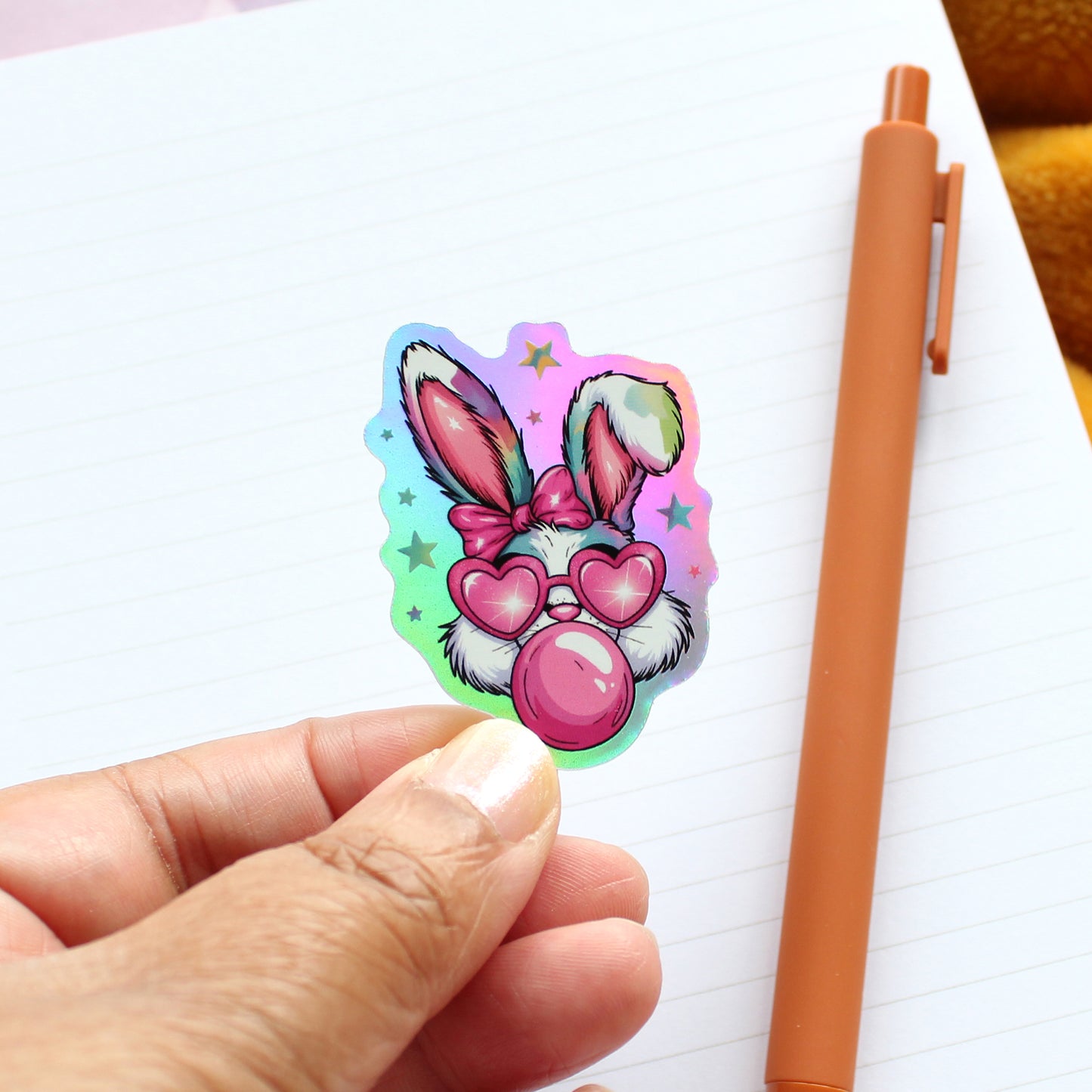 Holographic and Glitter Sticker Pack - Includes 7 Stickers