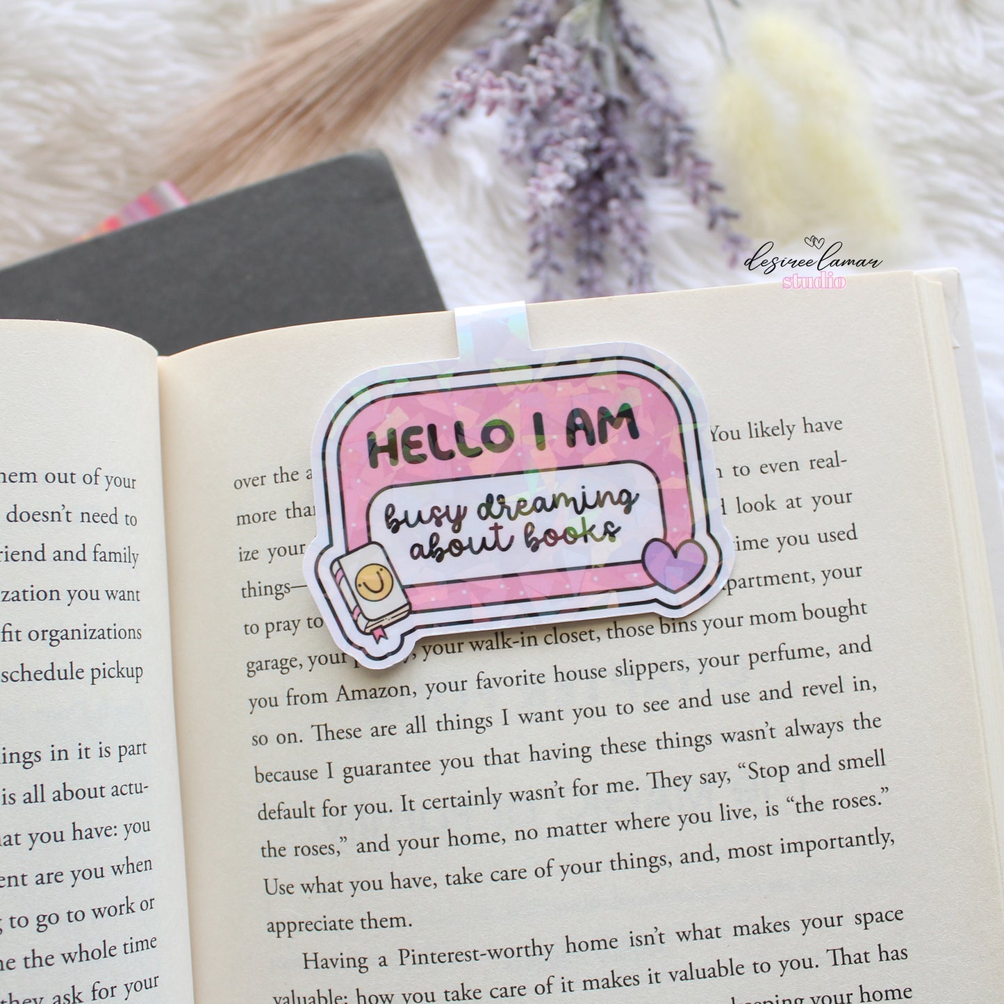 Holographic Busy Dreaming Magnetic Bookmark
