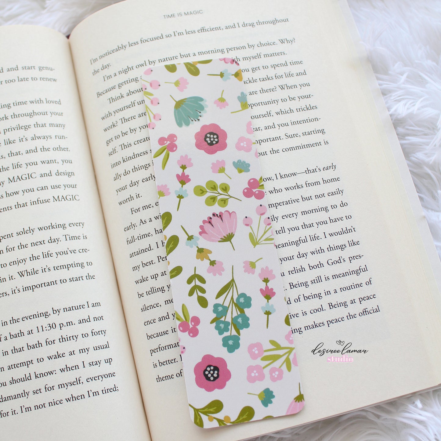 Floral Multicolor Bookmark