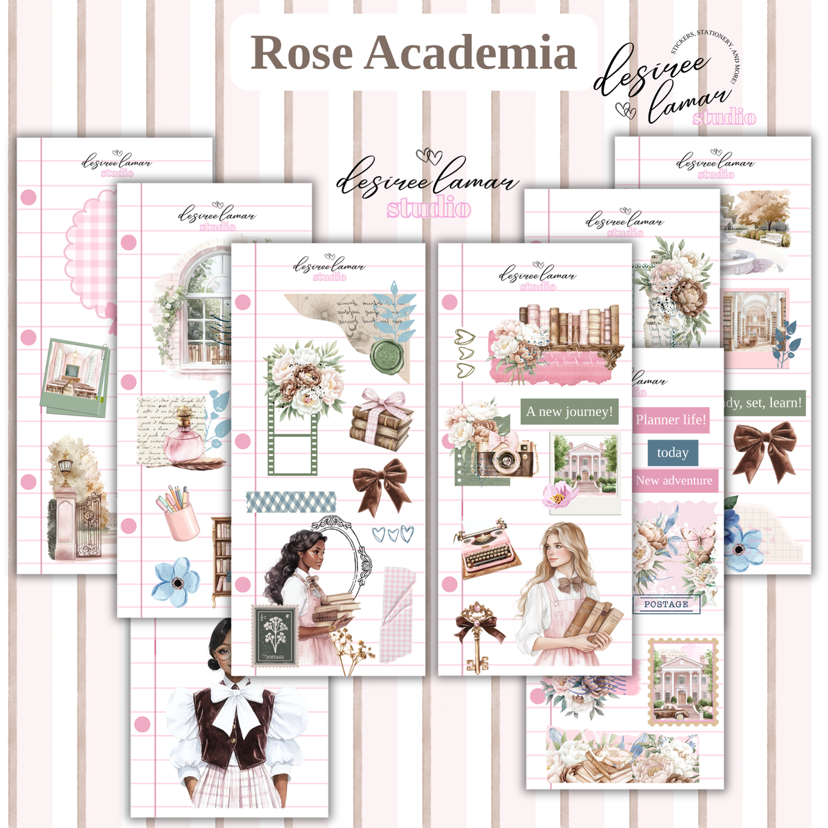 Rose Academia Sticker Sheet 4