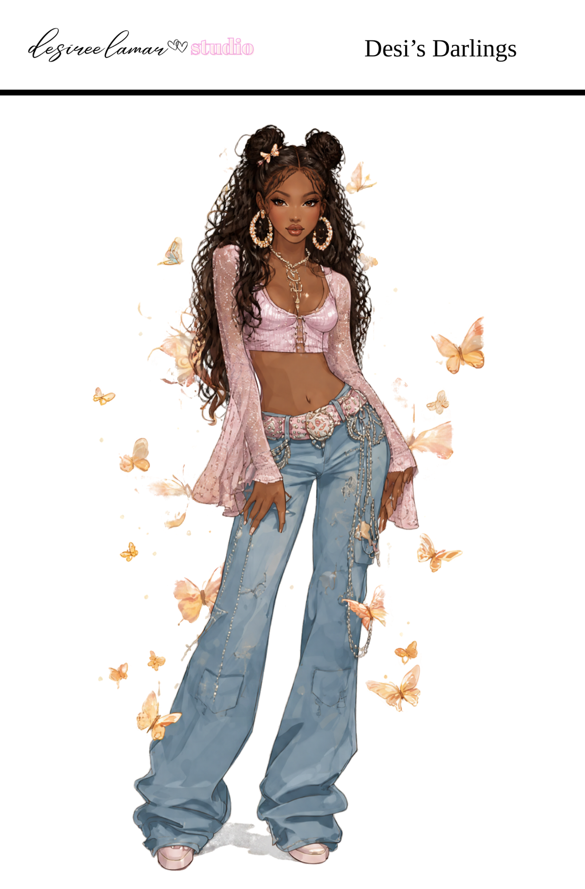 Y2K Babe Sticker Sheet 1