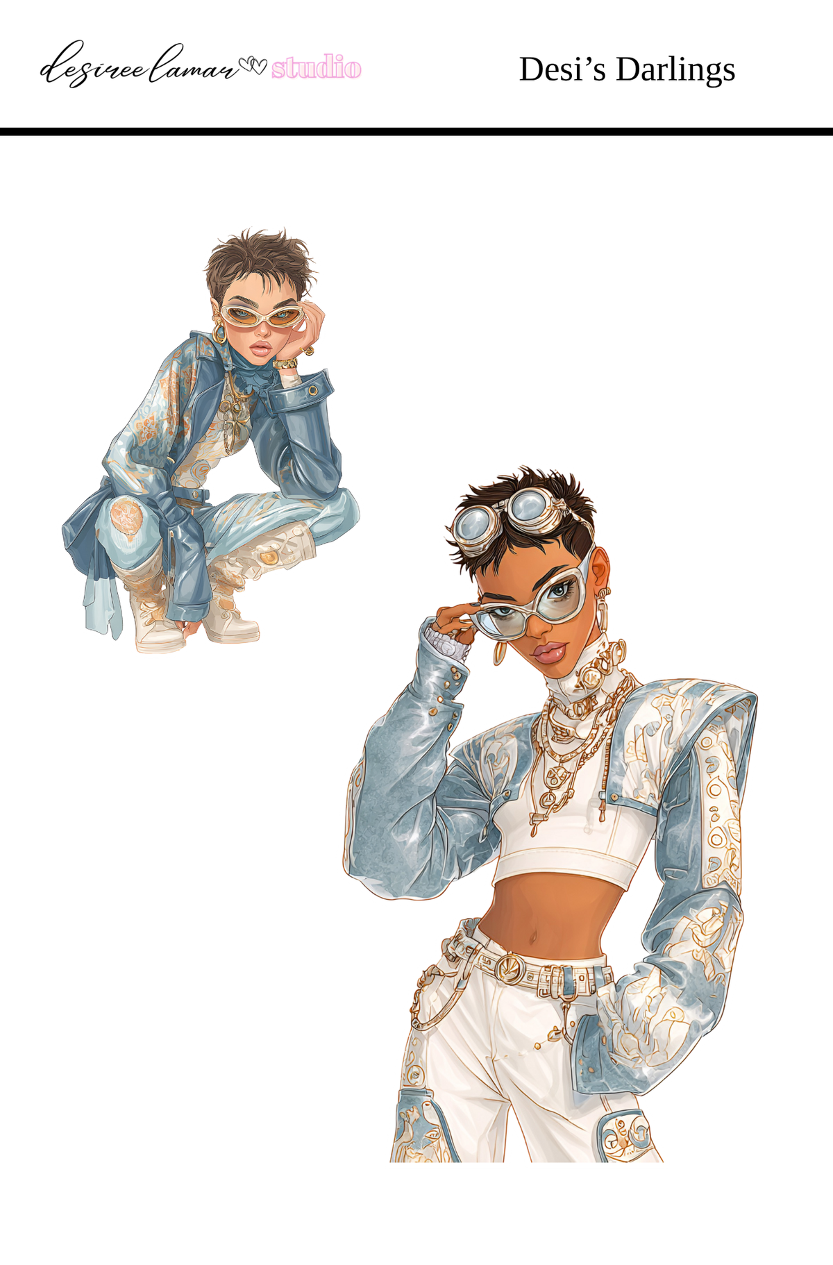 Y2K Babe Sticker Sheet 10
