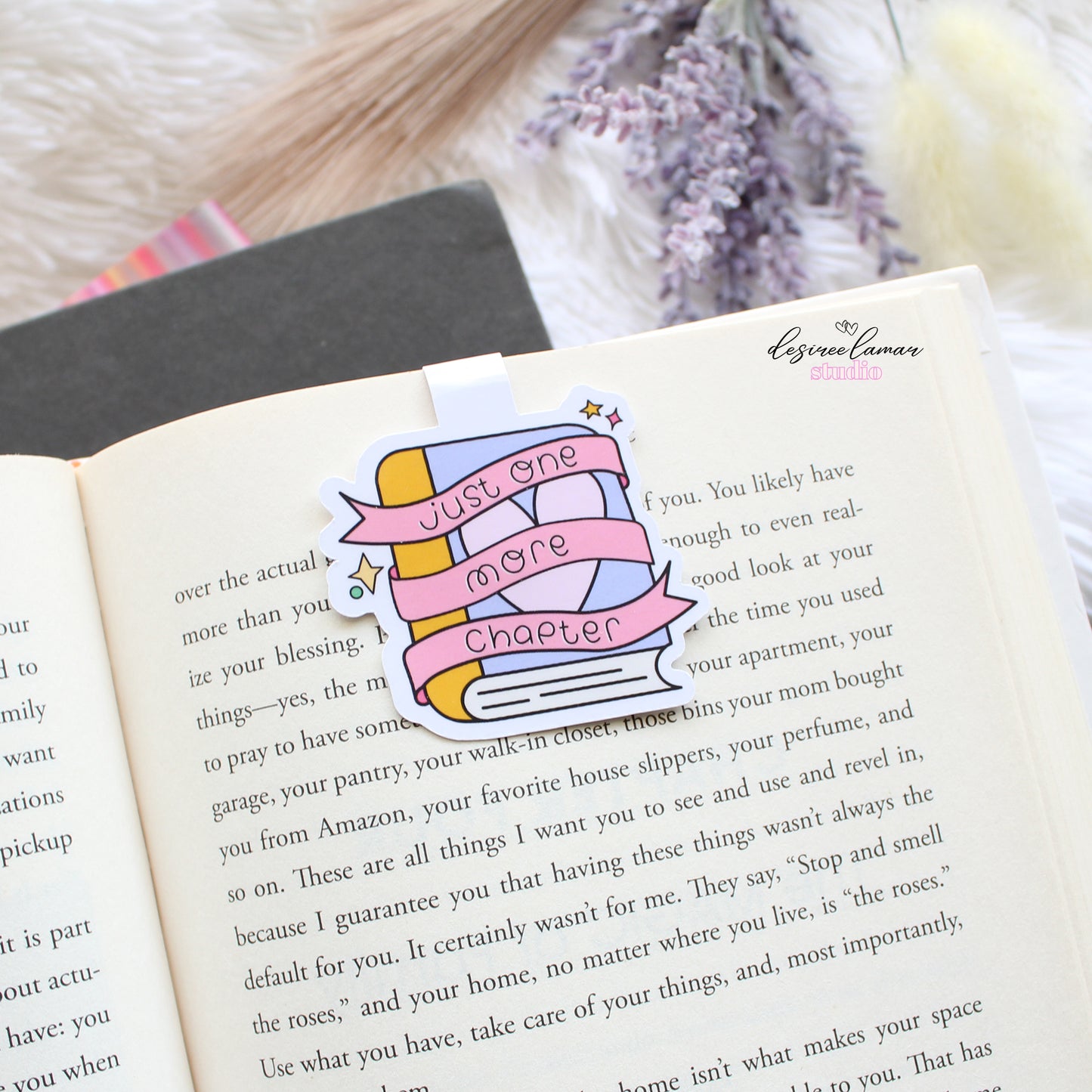 One More Chapter Magnetic Bookmark