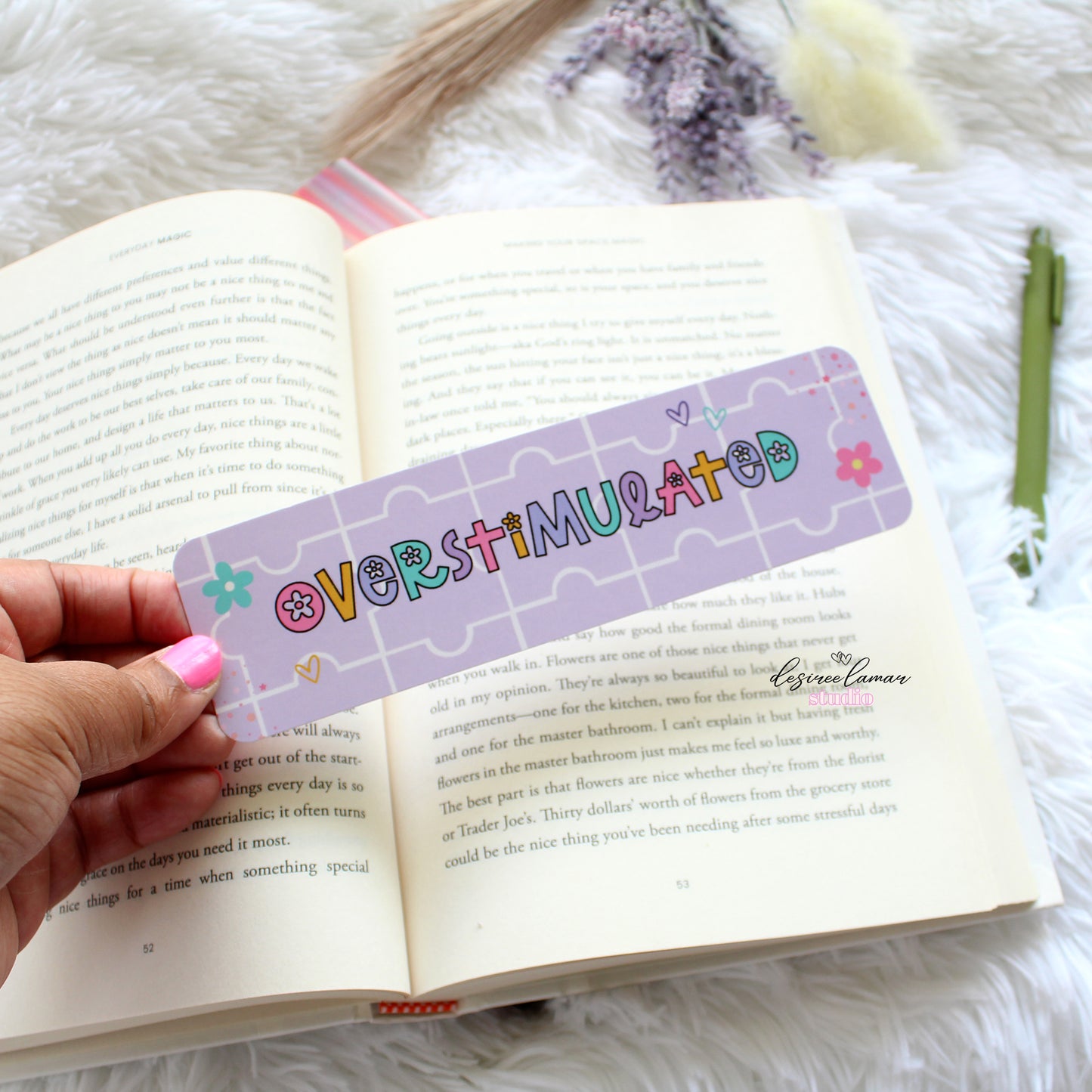 Overstimulated Bookmark