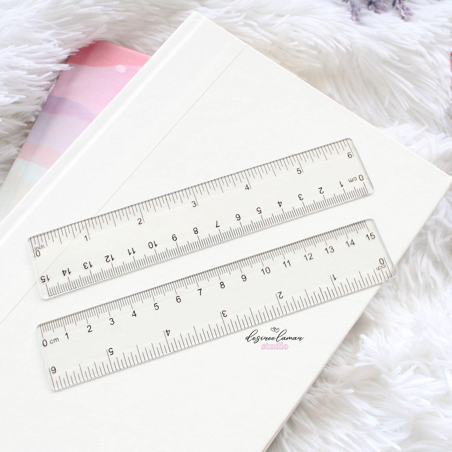 Mini 6 inch Acrylic Ruler