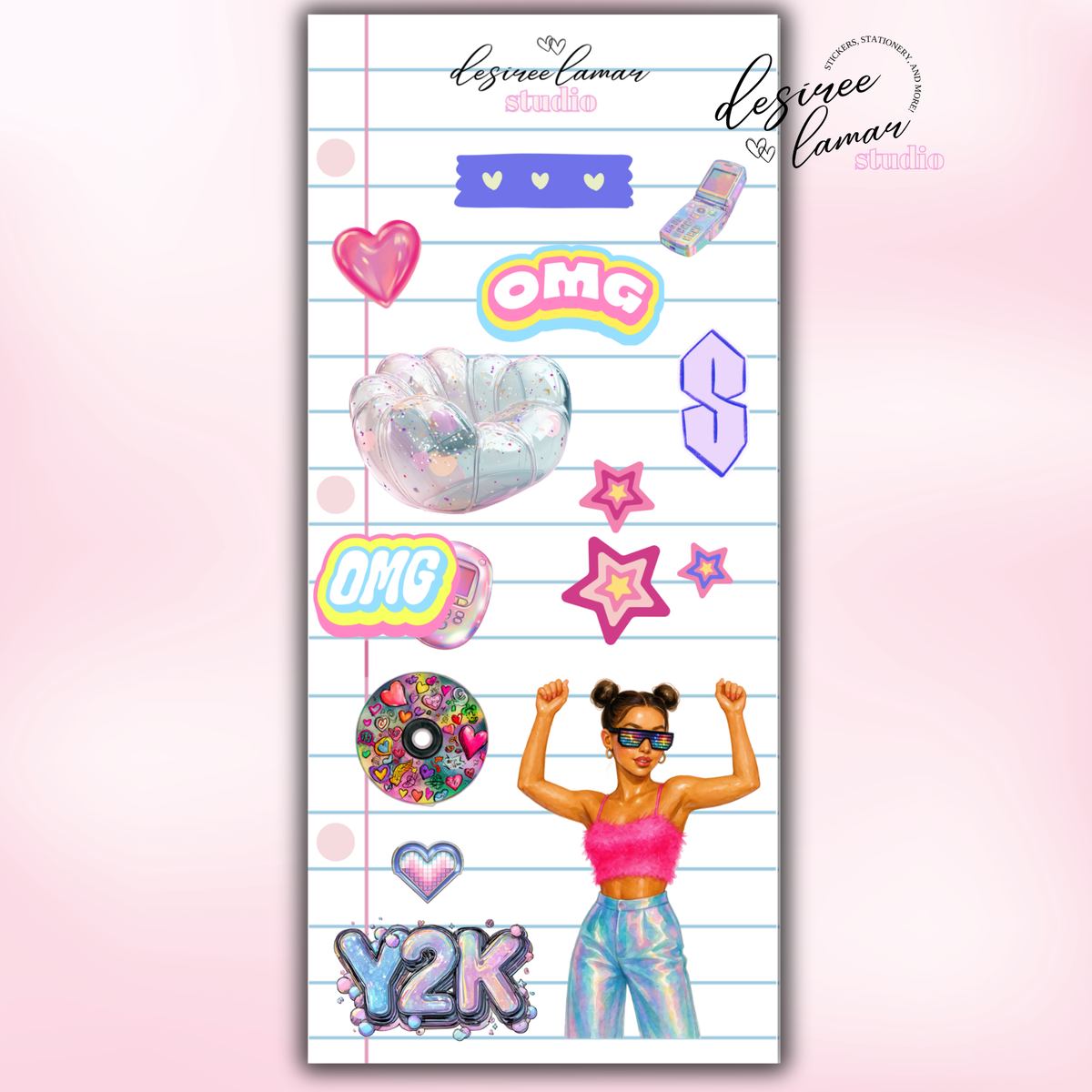 Y2K Deco Sticker Sheet 2