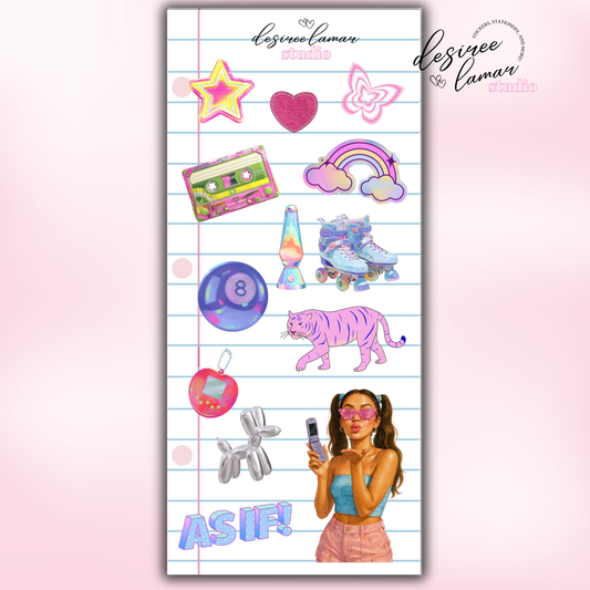 Y2K Deco Sticker Sheet 4