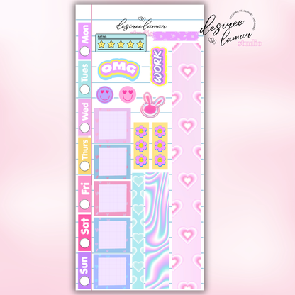 Y2K Weeks Sticker Sheet