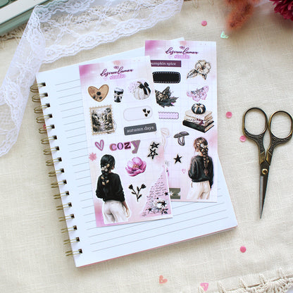Fall Reverie Planner Sticker Sheet 2 | Fall Memory Keeping