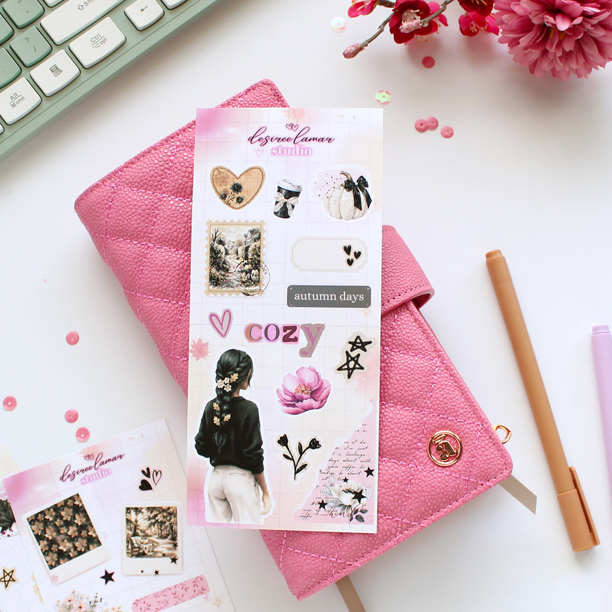 Fall Reverie Planner Sticker Sheet 1 | Fall Memory Keeping