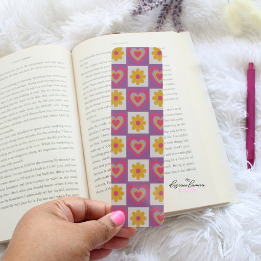 Art Deco Heart Bookmark