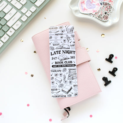 Late Night Book Club Laminated Bookmark