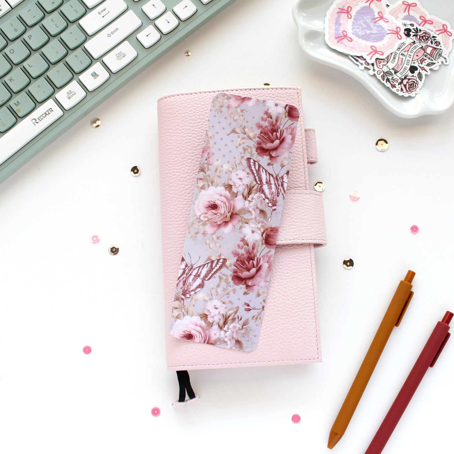 Vintage Soul Peony Wide Bookmark