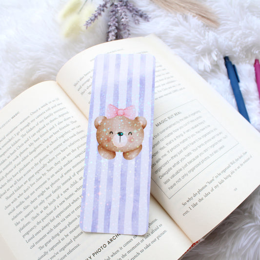 Sweet Teddy Bookmark, Wide