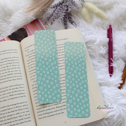 Blue Heart Bookmark