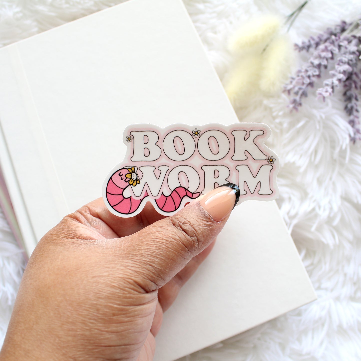 Bookworm Sticker