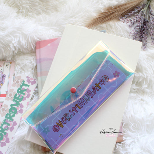 Bookmark Keeper – Holographic Snap Pouch