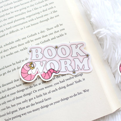 Bookworm Sticker