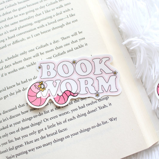 Bookworm Sticker