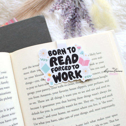 Born to Read Magnetic Bookmark