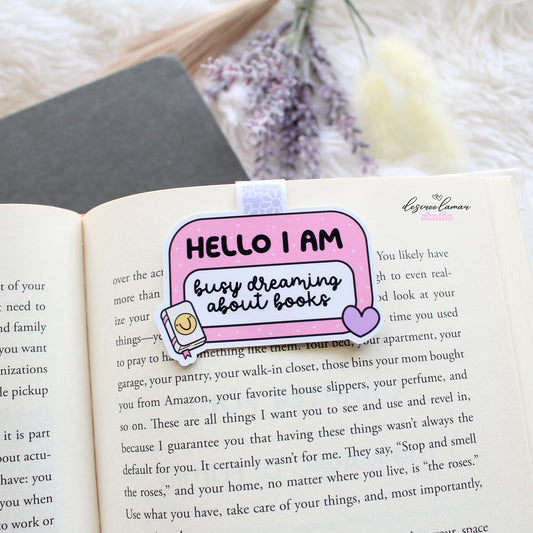 Busy Dreaming Magnetic Bookmark