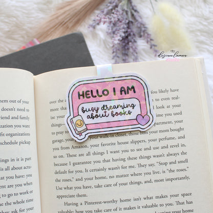 Holographic Busy Dreaming Magnetic Bookmark