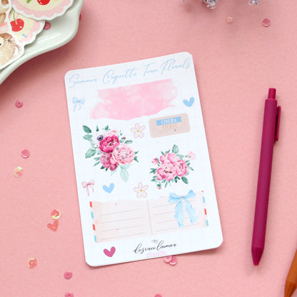 🌸 Summer Coquette Sticker Sheet Bundle