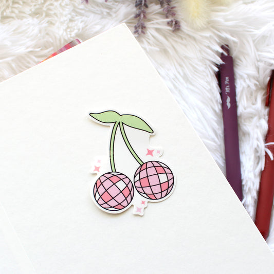 Disco Cherry Sticker