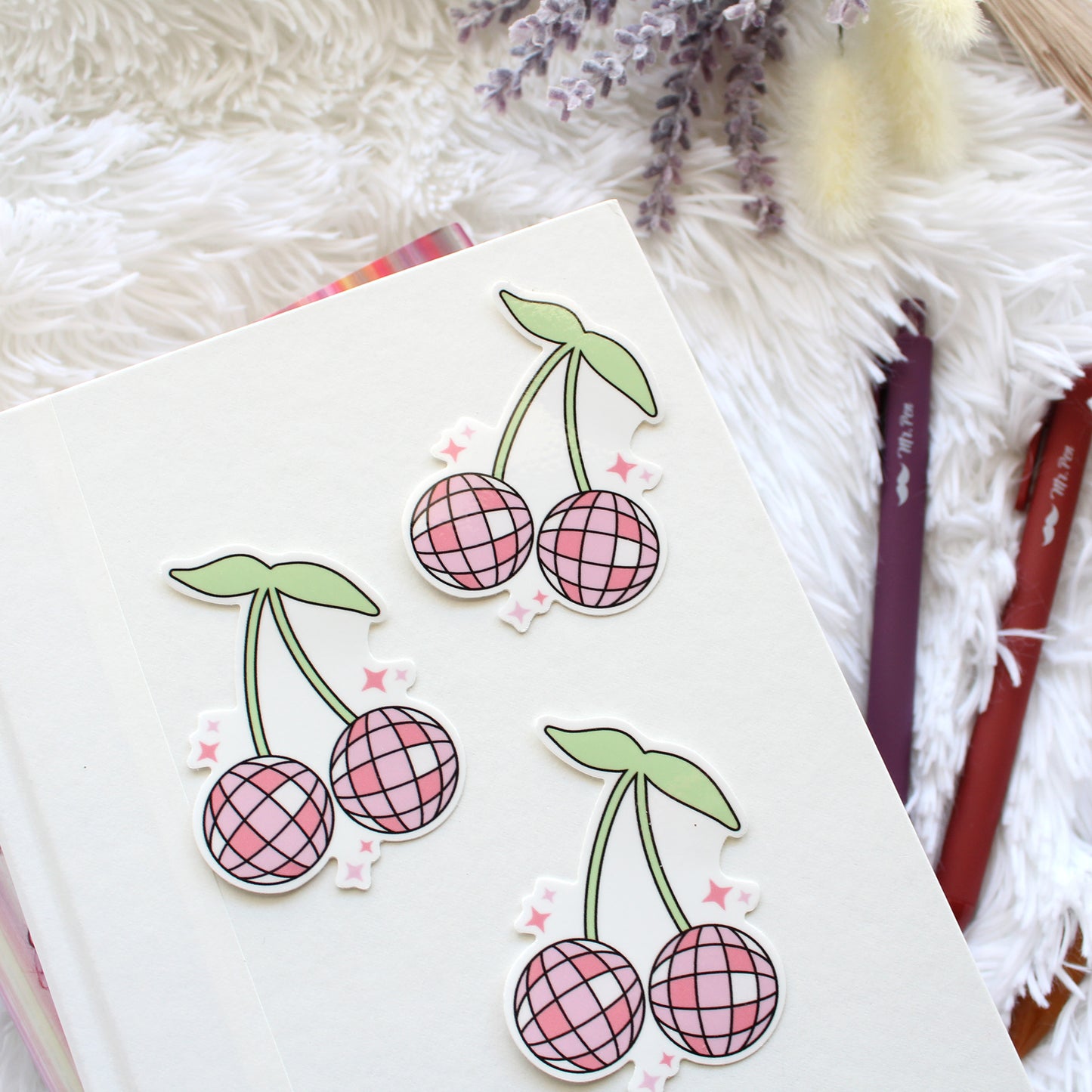 Disco Cherry Sticker