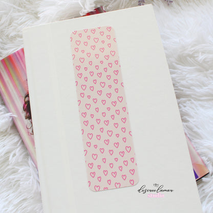 Pink Heart Bookmark
