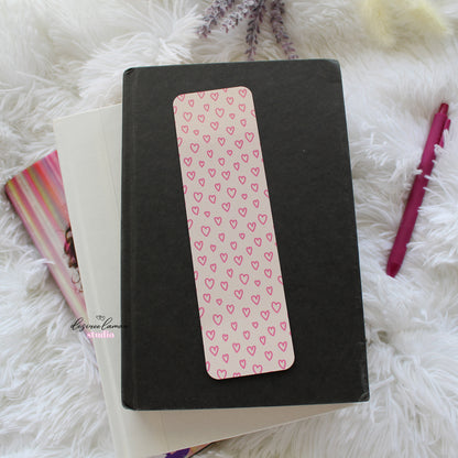 Pink Heart Bookmark