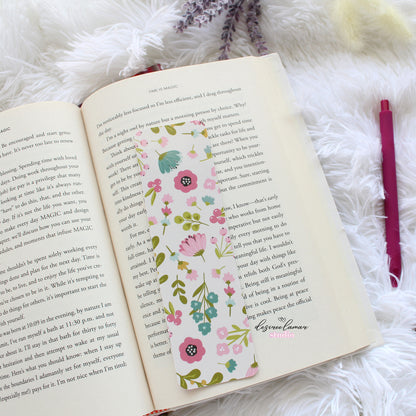 Floral Multicolor Bookmark