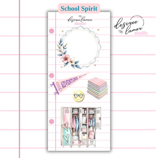 School Spirit Sticker Sheet 5 - Back to School