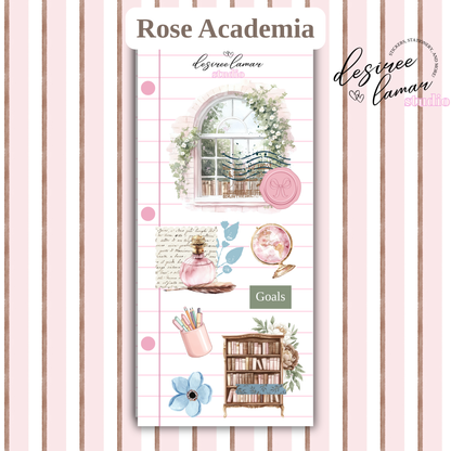 Rose Academia Sticker Sheet Bundle - Includes 8 Sticker Sheets