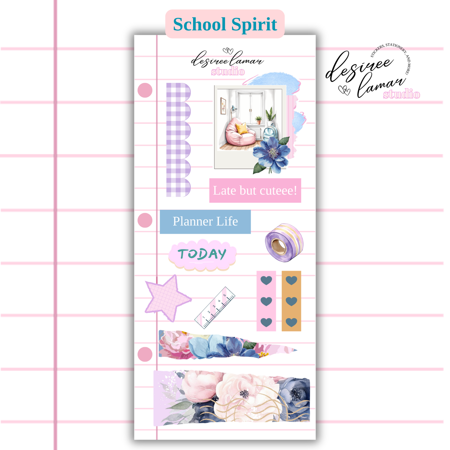 School Spirit Sticker Sheet Bundle 2