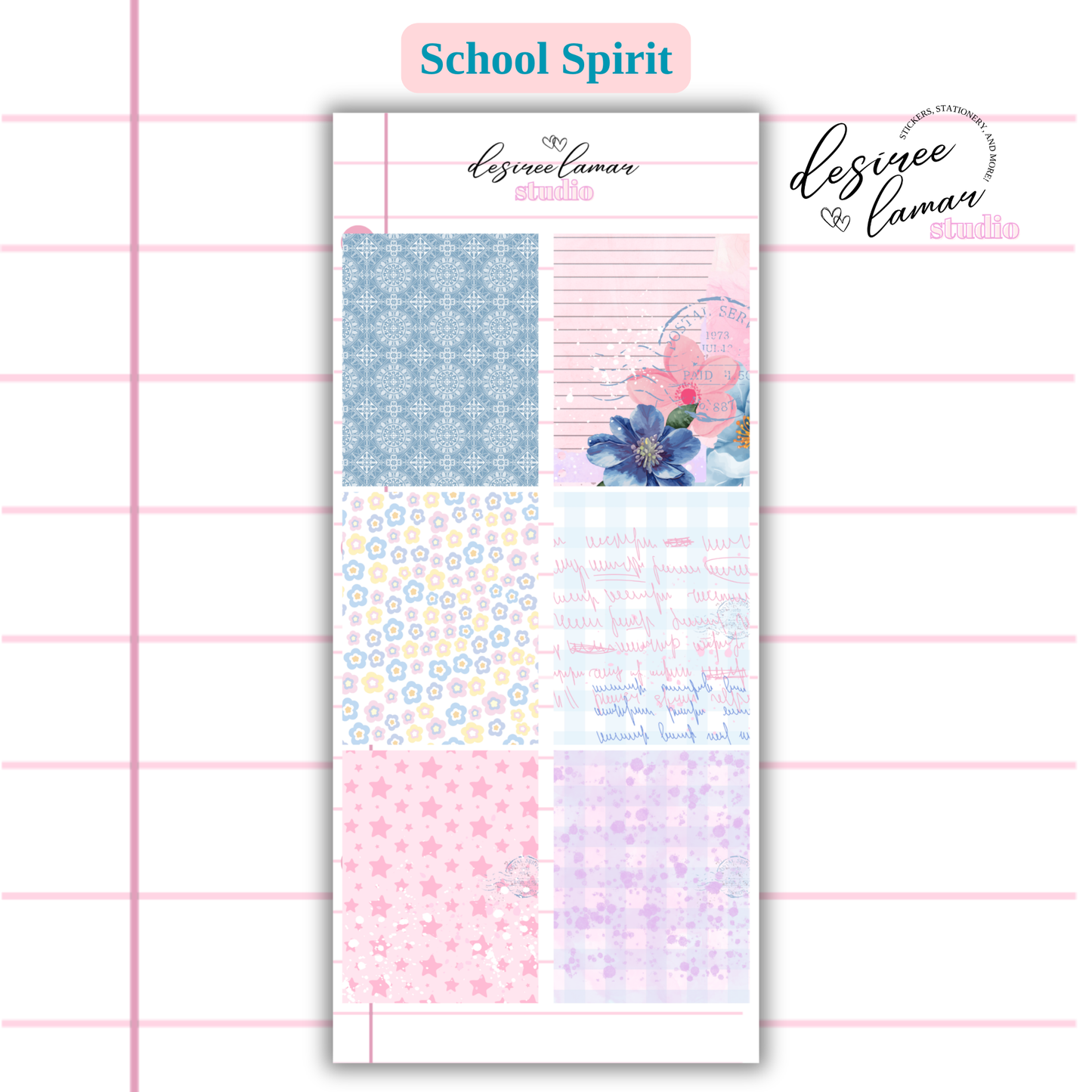 School Spirit Sticker Sheet Bundle 2