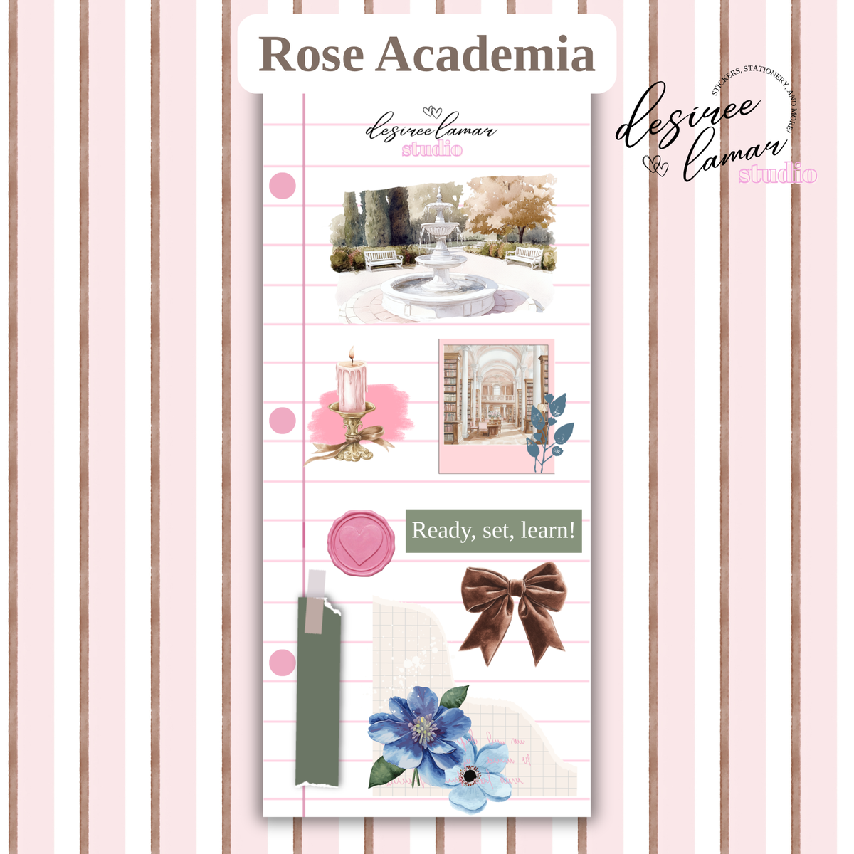 Rose Academia Sticker Sheet 5