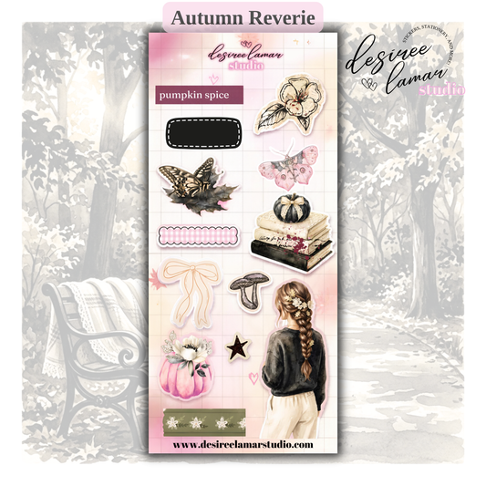 Fall Reverie Planner Sticker Sheet 2 | Fall Memory Keeping
