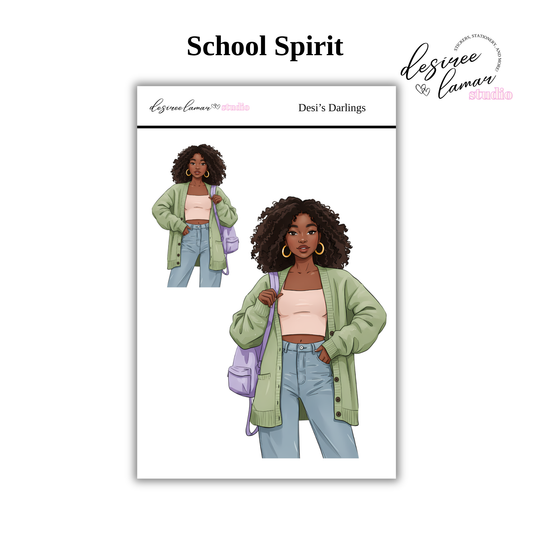 School Spirit Preppy Bag Babe