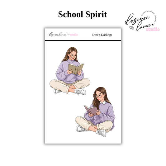 School Spirit Cross Leg babe