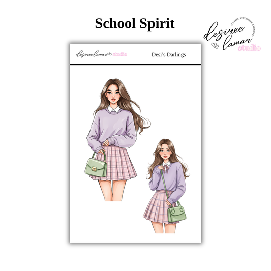 School Spirit Preppy Babe