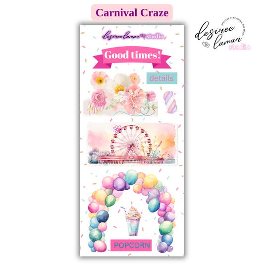 Carnival Craze Sticker Sheet 5