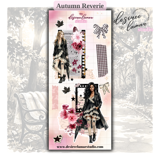 Fall Reverie Babes Sticker Sheet | Fall Memory Keeping
