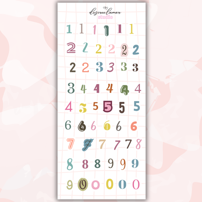 Gingham Garden Collection Bundle Including Alpha and Number  |10 Sticker Sheets