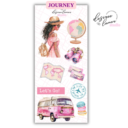 Journey Sticker Sheet 3 - Travel Collection
