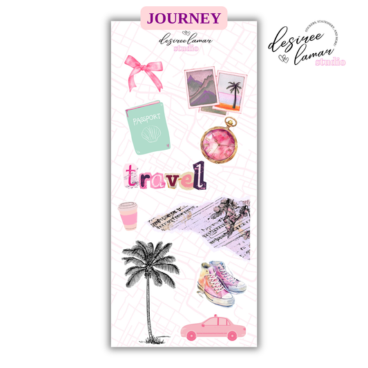 Journey Sticker Sheet 1 - Travel Collection