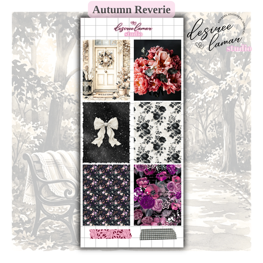 Fall Reverie Boxes Sticker Sheet | Fall Memory Keeping